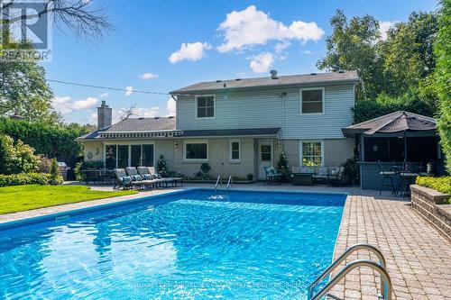 1331 Tyandaga Park Drive, Burlington (Tyandaga), ON - Outdoor With In Ground Pool With Deck Patio Veranda