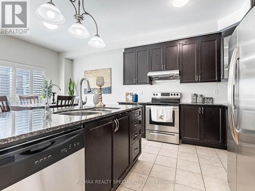 80 Thornbush Boulevard, Brampton, ON - Indoor Photo Showing Kitchen With Stainless Steel Kitchen With Double Sink With Upgraded Kitchen