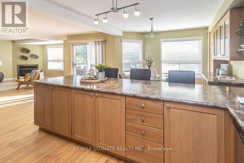 5907 Cornell Crescent, Mississauga (Central Erin Mills), ON - Indoor Photo Showing Kitchen With Fireplace