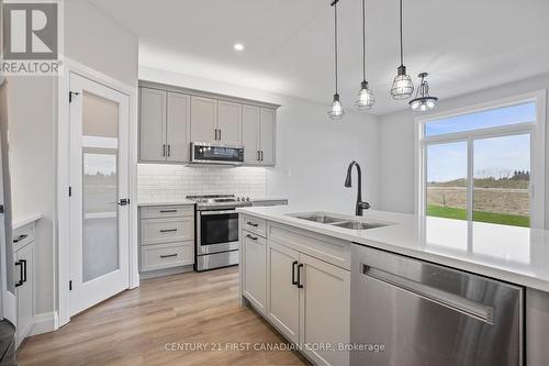 269 Greene Street, South Huron (Exeter), ON - Indoor Photo Showing Kitchen With Double Sink With Upgraded Kitchen