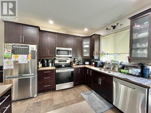 831 Funn Street, Quesnel, BC - Indoor Photo Showing Kitchen With Stainless Steel Kitchen With Double Sink