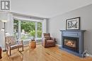 2033 Vincent Street, Ottawa, ON  - Indoor Photo Showing Living Room With Fireplace 