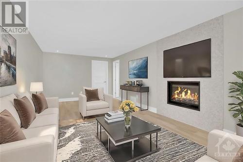 603 Willowmere Way, Ottawa, ON - Indoor Photo Showing Living Room With Fireplace