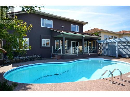 3321 Country Estate Court, Vernon, BC - Outdoor With In Ground Pool With Deck Patio Veranda