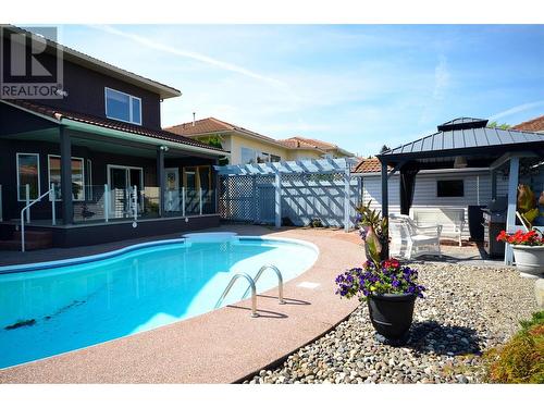 3321 Country Estate Court, Vernon, BC - Outdoor With In Ground Pool With Deck Patio Veranda