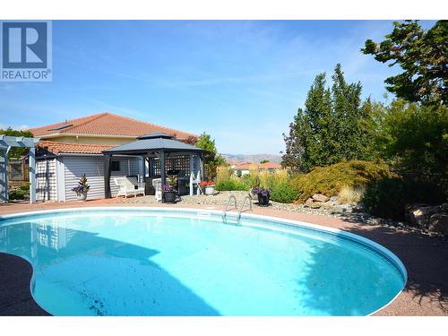 3321 Country Estate Court, Vernon, BC - Outdoor With In Ground Pool With Backyard