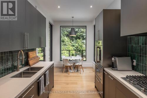 9 Campbell Crescent, Toronto (Bridle Path-Sunnybrook-York Mills), ON - Indoor Photo Showing Kitchen With Double Sink