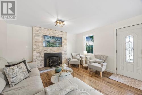 665 4 Line S, Oro-Medonte, ON - Indoor Photo Showing Living Room With Fireplace