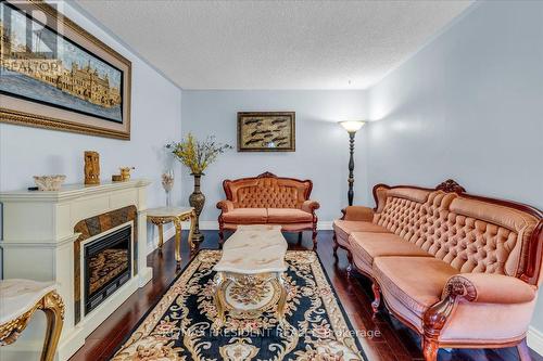 50 Granby Court, Brampton, ON - Indoor Photo Showing Living Room With Fireplace