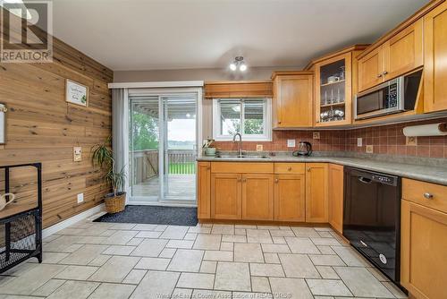 847 Cottage Grove, Kingsville, ON - Indoor Photo Showing Kitchen With Double Sink