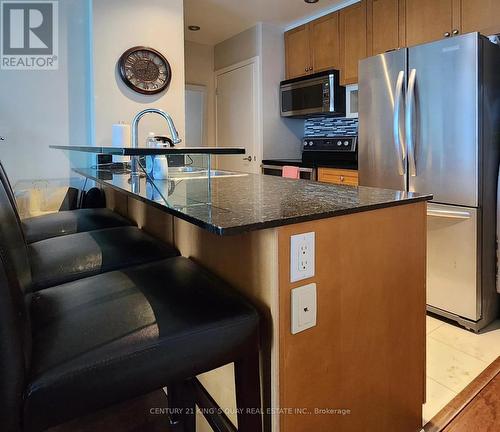 2205 - 208 Queens Quay W, Toronto, ON - Indoor Photo Showing Kitchen With Stainless Steel Kitchen