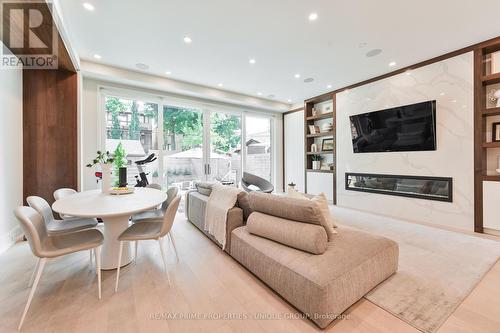 275 Glenforest Road, Toronto (Lawrence Park North), ON - Indoor Photo Showing Living Room With Fireplace