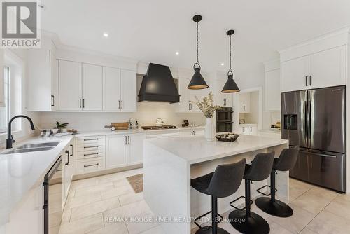 47 Harry Lee Crescent, Clarington (Bowmanville), ON - Indoor Photo Showing Kitchen With Stainless Steel Kitchen With Double Sink With Upgraded Kitchen