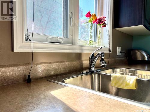 102 Second Avenue N, Ebenezer, SK - Indoor Photo Showing Kitchen With Double Sink