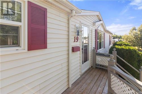 19 Anemone Street, Moncton, NB - Outdoor With Deck Patio Veranda With Exterior