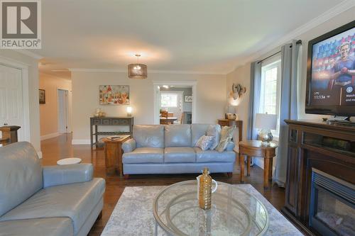 203 Airport Heights Drive, St. John'S, NL - Indoor Photo Showing Living Room With Fireplace