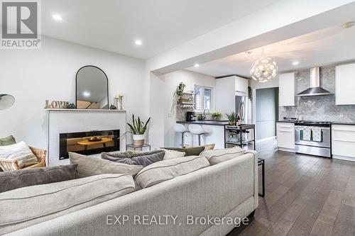 212 Sixth Street, Toronto, ON - Indoor Photo Showing Other Room With Fireplace