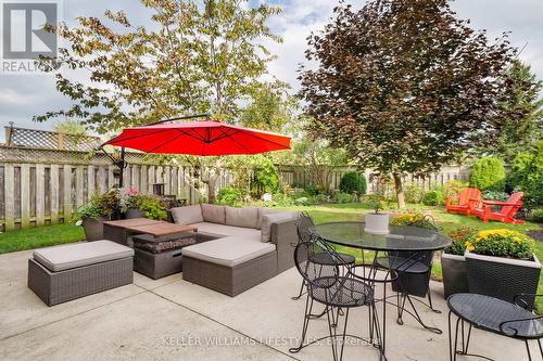 Private backyard backing on park/greenspace. - 1571 Beaverbrook Avenue, London, ON - Outdoor With Deck Patio Veranda