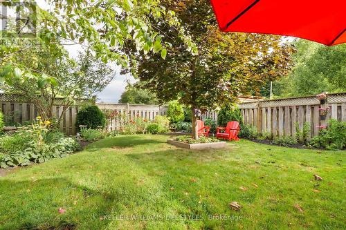 Private backyard backing on park/greenspace. - 1571 Beaverbrook Avenue, London, ON - Outdoor With Backyard