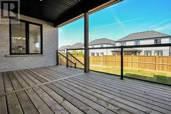 Deck off of kitchen/family room - 