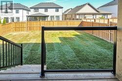 Fenced back yard - 