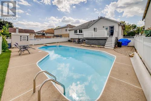 10884 Brentwood Crescent, Windsor, ON - Outdoor With In Ground Pool With Deck Patio Veranda