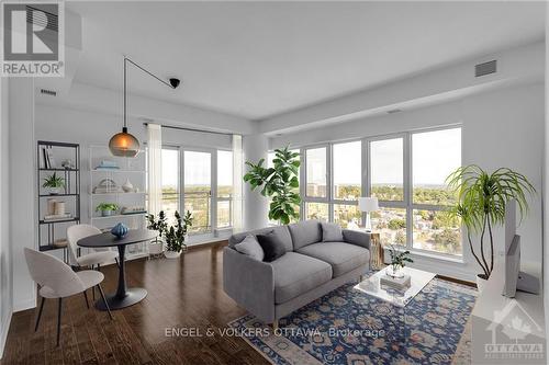 1704 - 90 Landry Street, Ottawa, ON - Indoor Photo Showing Living Room