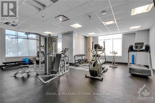 1704 - 90 Landry Street, Ottawa, ON - Indoor Photo Showing Gym Room