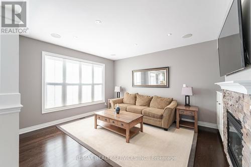 1 Atchison Drive, Caledon, ON - Indoor Photo Showing Living Room With Fireplace