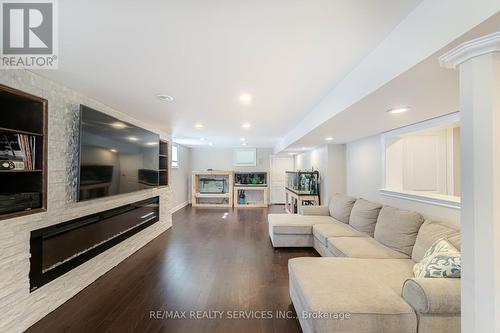 1 Atchison Drive, Caledon, ON - Indoor Photo Showing Living Room With Fireplace