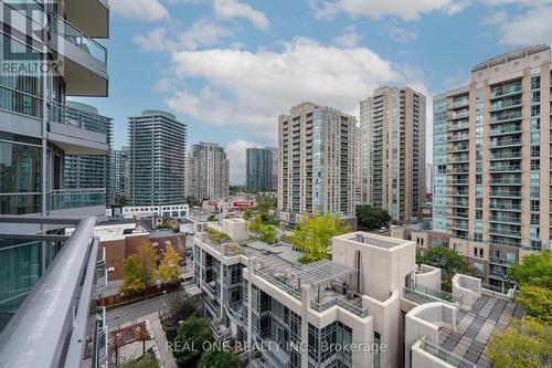 811 - 18 Holmes Avenue, Toronto (Willowdale East), ON - Outdoor With Balcony With Facade