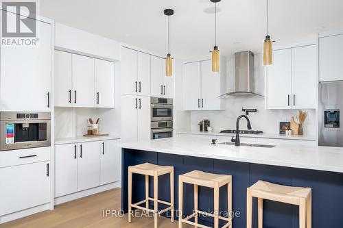 1384 Pape Avenue, Toronto (Broadview North), ON - Indoor Photo Showing Kitchen With Upgraded Kitchen