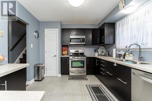 8 Edwin Drive, Brampton, ON - Indoor Photo Showing Kitchen With Double Sink