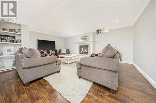 291 Randall Crescent, Milton (Timberlea), ON - Indoor Photo Showing Living Room With Fireplace