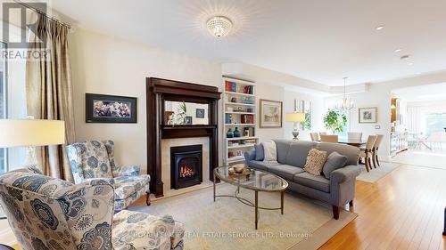 123 Humberside Avenue, Toronto (High Park North), ON - Indoor Photo Showing Living Room With Fireplace