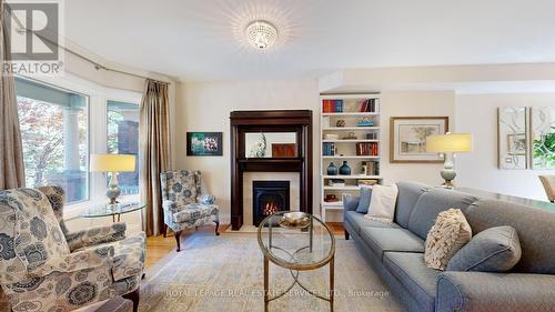 123 Humberside Avenue, Toronto (High Park North), ON - Indoor Photo Showing Living Room With Fireplace