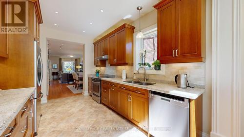 123 Humberside Avenue, Toronto (High Park North), ON - Indoor Photo Showing Kitchen With Double Sink