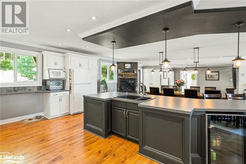 1047 Balmoral Lane, Gooderham, ON - Indoor Photo Showing Kitchen With Double Sink