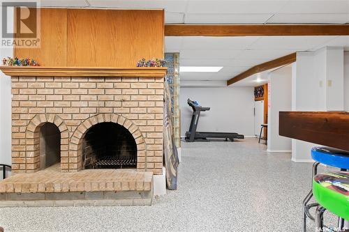 6139 7Th Avenue N, Regina, SK - Indoor With Fireplace