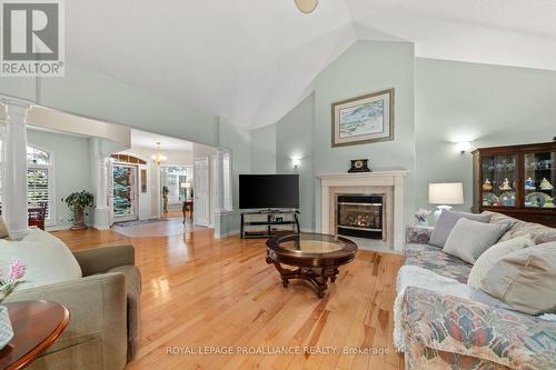 33 Yuill Crescent, Prince Edward County (Ameliasburgh), ON - Indoor Photo Showing Living Room With Fireplace