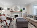 219 Winona Dr, Toronto, ON  - Indoor Photo Showing Living Room With Fireplace 