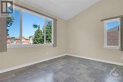 Unique sunken, mid-level family room - 