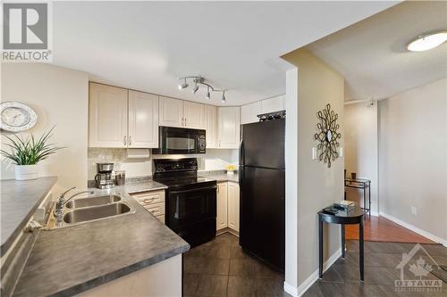 310 Central Park Drive Unit#4D, Ottawa, ON - Indoor Photo Showing Kitchen With Double Sink