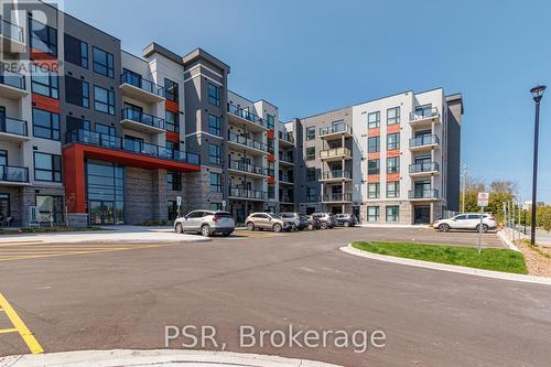 202 - 4 Kimberly Lane, Collingwood, ON - Outdoor With Balcony With Facade