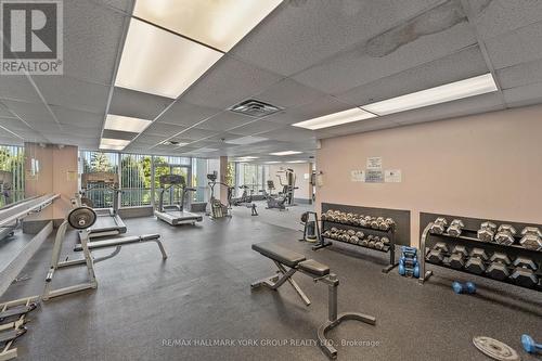 1802 - 3 Rowntree Road, Toronto (Mount Olive-Silverstone-Jamestown), ON - Indoor Photo Showing Gym Room