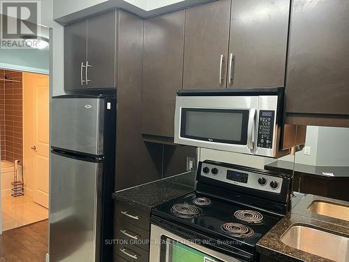 1901 - 60 Absolute Avenue, Mississauga, ON - Indoor Photo Showing Kitchen With Stainless Steel Kitchen