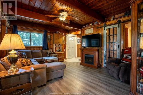 238 Peel Street, Shrewsbury, ON - Indoor Photo Showing Living Room With Fireplace