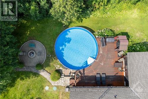 908 River Road, North Grenville, ON - Outdoor With Above Ground Pool