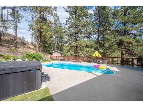 106 Saddlehorn Drive, Kaleden, BC - Outdoor With In Ground Pool With Backyard