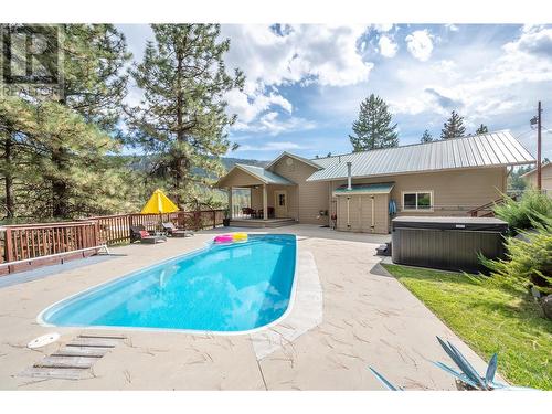 106 Saddlehorn Drive, Kaleden, BC - Outdoor With In Ground Pool With Deck Patio Veranda With Backyard